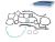 DT Spare Parts 4.90952 Dichtsatz, Kurbelgehäuse passend für Mercedes-Benz