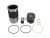DT Spare Parts 4.90968 Kolben mit Laufbuchse, D: 130 mm passend für Mercedes-Benz