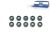 DT Spare Parts 4.91142 Satz, Ventilschaftabdichtungen passend für Mercedes-Benz