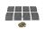 DT Spare Parts 4.91456 Trommelbremsbelagsatz, Achssatz, W: 160 mm, S: 18 mm passend für Multimarken
