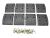 DT Spare Parts 4.91490 Trommelbremsbelagsatz, Achssatz, W: 160 mm, S: 17 mm passend für Multimarken