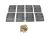 DT Spare Parts 4.91545 Trommelbremsbelagsatz, Achssatz, D: 410 mm, W: 140 mm, S: 17 mm passend für Multimarken