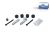 DT Spare Parts 4.91644 Reparatursatz, Bremssattel passend für Multimarken