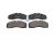 DT Spare Parts 4.91907 Scheibenbremsbelagsatz, ohne Zubehör, W: 164,9 mm, S: 19,9 mm, H: 68 mm passend für Multimarken