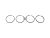 DT Spare Parts 4.92039 Kolbenringsatz, D: 77 mm passend für Mercedes-Benz