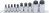 Bit-Einsatz-Satz | extra kurz | Innensechskant 4 - 19 mm | 10-tlg. BGS5099