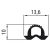 PVC-Dichtung, Rolle 100 m 520111664 Suer