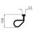 PVC-Dichtung für Aluminium Profil 621054, Rolle 10 m, schwarz 523111672 Suer
