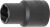 Spiral-Profil-Steckschlüssel-Einsatz / Schraubenausdreher | Antrieb Innenvierkant 10 mm (3/8