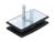 DT Spare Parts 5.10134 Anschlagpuffer, Lb: 25 mm, M8 x 1,25, LTh: 30 mm, L: 85 mm, W: 50 mm, H: 21,5 mm passend für DAF