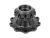 DT Spare Parts 5.20173 Radnabe, ohne Lager, d1: 138 mm, d2: 138 mm, D: 383 mm, 10 bores, b: 25 mm, H: 154 mm passend für DAF