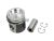 DT Spare Parts 5.40207 Kolben, komplett mit Ringen, D: 130 mm, L: 143 mm passend für DAF