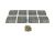 DT Spare Parts 5.92137 Trommelbremsbelagsatz, Achssatz - Übergröße, W: 200 mm, S: 19,1 mm passend für DAF