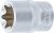 Steckschlüssel-Einsatz E-Profil | Antrieb Innenvierkant 12,5 mm (1/2