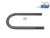 DT Spare Parts 6.11119 U-Bolzen, M20 x 1,5, LTh: 60 mm, L: 240 mm, w: 92,5 mm passend für Renault