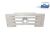 DT Spare Parts 6.70003 Frontgrill, ohne hinteres schwarzes Metallgitter passend für Renault