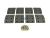 DT Spare Parts 6.95013 Trommelbremsbelagsatz, Achssatz - Übergröße, W: 150 mm, S: 19,5 mm passend für Renault