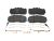 DT Spare Parts 6.95101 Scheibenbremsbelagsatz, W: 250 mm, S: 30 mm, H: 118 mm passend für Multimarken