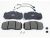 DT Spare Parts 6.95105 Scheibenbremsbelagsatz, W: 250 mm, S: 28 mm, H: 118 mm passend für Multimarken