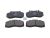 DT Spare Parts 6.95108 Scheibenbremsbelagsatz, W: 175 mm, S: 22 mm, H: 86 mm passend für Multimarken