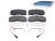 DT Spare Parts 6.95110 Scheibenbremsbelagsatz, W: 250 mm, S: 29 mm, H: 107 mm passend für Renault
