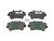 DT Spare Parts 6.95120 Scheibenbremsbelagsatz, W: 138,8 mm, S: 18 mm, H: 80 mm passend für Multimarken