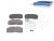 DT Spare Parts 6.95126 Scheibenbremsbelagsatz passend für Multimarken
