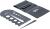Schrauben- und Gewindeschablone | metrisch | M3 - M20, 0,5 - 13,00 mm BGS74247