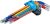 Winkelschlüssel-Satz | Multicolour | Innensechskant 1,5 - 10 mm | 9-tlg. BGS74455