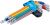 Winkelschlüssel-Satz | Multicolour | T-Profil (für Torx) mit Kugelkopf T10 - T50 | 9-tlg. BGS74467
