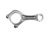 DT Spare Parts 7.54602 Pleuelstange, konischer Kopf, d1: 31 mm, d2: 62,8 mm, L: 146 mm passend für Multimarken