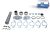 DT Spare Parts 7.92003 Achsschenkelbolzensatz, rechts, D1: 43 mm, D2: 35 mm, L: 199 mm passend für Iveco