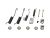 DT Spare Parts 7.92496 Reparatursatz, Rückholfeder, links passend für Iveco