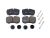 DT Spare Parts 7.92614 Scheibenbremsbelagsatz, mit Schrauben, W: 109,6 mm, S: 20,3 mm, H: 63,9 mm passend für Multimarken