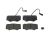 DT Spare Parts 7.92623 Scheibenbremsbelagsatz passend für Iveco