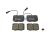 DT Spare Parts 7.92629 Scheibenbremsbelagsatz, W: 110 mm, S: 18,3 mm, H: 73 mm passend für Iveco
