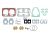 DT Spare Parts 7.95064 Reparatursatz, Kompressor passend für Iveco