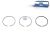 DT Spare Parts 7.95091 Kolbenringsatz, D: 80,3 mm passend für Iveco