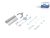 DT Spare Parts 7.96044 Reparatursatz, Bremssattel passend für Iveco