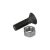 Senk-/Pflugschraube, schwarz, M12 x 80 - 10.9, mit Muttern 969961282 Suer