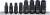 Gewindebohrer-Aufnahme-Satz | 6,3 mm (1/4