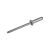Offene Blindniete mit Flachkopf, Aluminium, 5,0 x 25,0 978988054 Suer