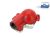 DT Spare Parts 9.72007 Kupplungskopf, rot, mit Ventil, M22 x 1,5, 10 bar passend für Multimarken