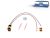 DT Spare Parts 9.79206 Reparatursatz, Stecker, L: 250 mm, female, 0,75 qmm, 2 poles passend für Multimarken