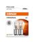 2 OSRAM ORIGINAL LINE P21/4W Signallampen mit Metallsockel 12V