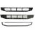 Set oberes Gitter Rahmen + Metall + Kunststoff, passend lkw volvo FH4
