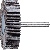 FAECHERSCHLEIFER F 6015/6 SIC 150 4007220102718