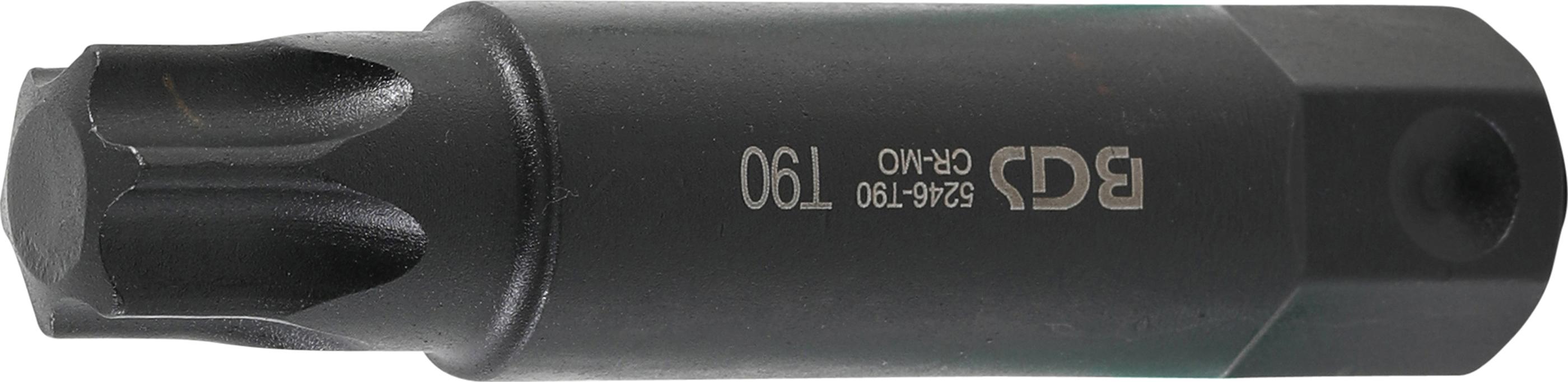 Bit | Länge 100 mm | Antrieb Außensechskant 22 mm | T-Profil (für Torx) T90 BGS5246-T90
