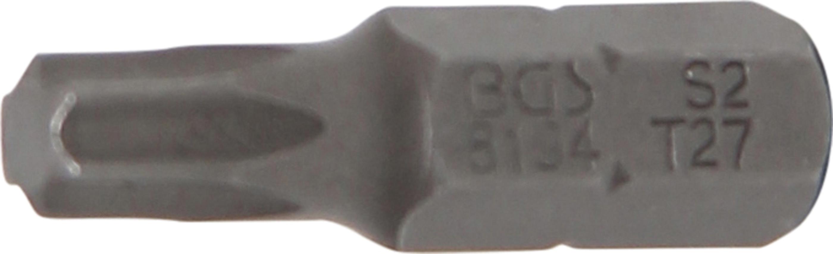 Bit | Länge 25 mm | Antrieb Außensechskant 6,3 mm (1/4") | T-Profil (für Torx) T27 BGS8194