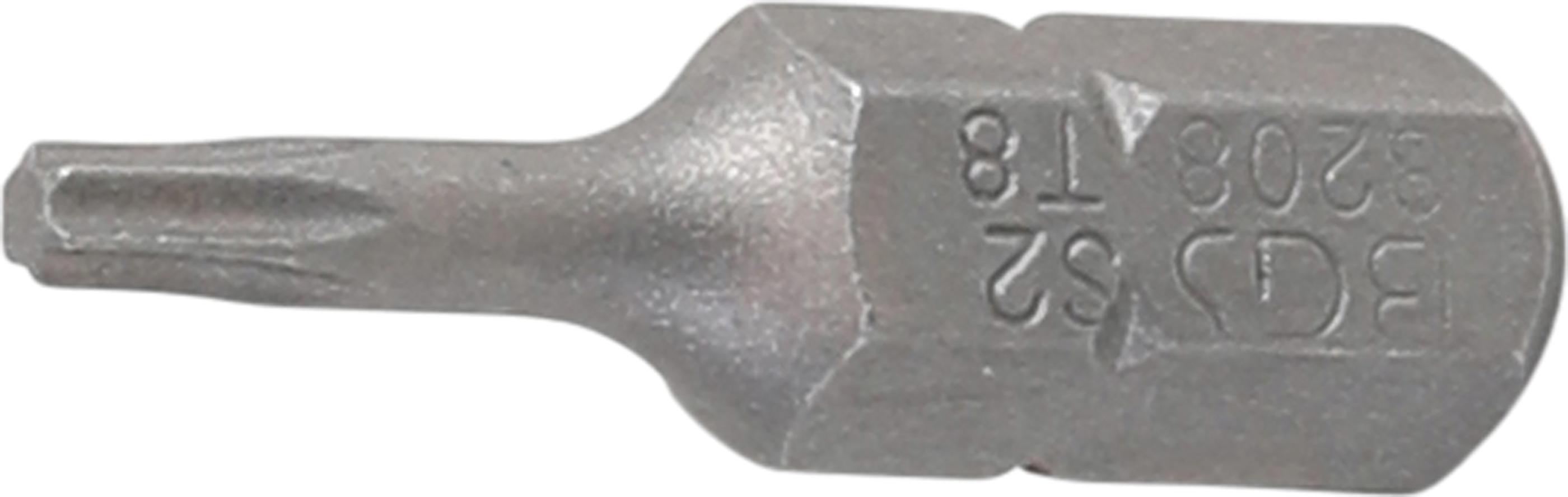 Bit | Länge 25 mm | Antrieb Außensechskant 6,3 mm (1/4") | T-Profil (für Torx) T8 BGS8208